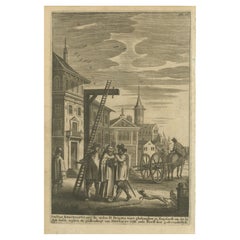L'esecuzione del dottor Reginaldus per essersi opposto alla Riforma di Enrico VIII, 1680 ca.