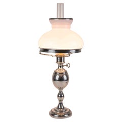 Vintage-Tischlampe aus Silber, Italien, Mitte des 20. Jahrhunderts