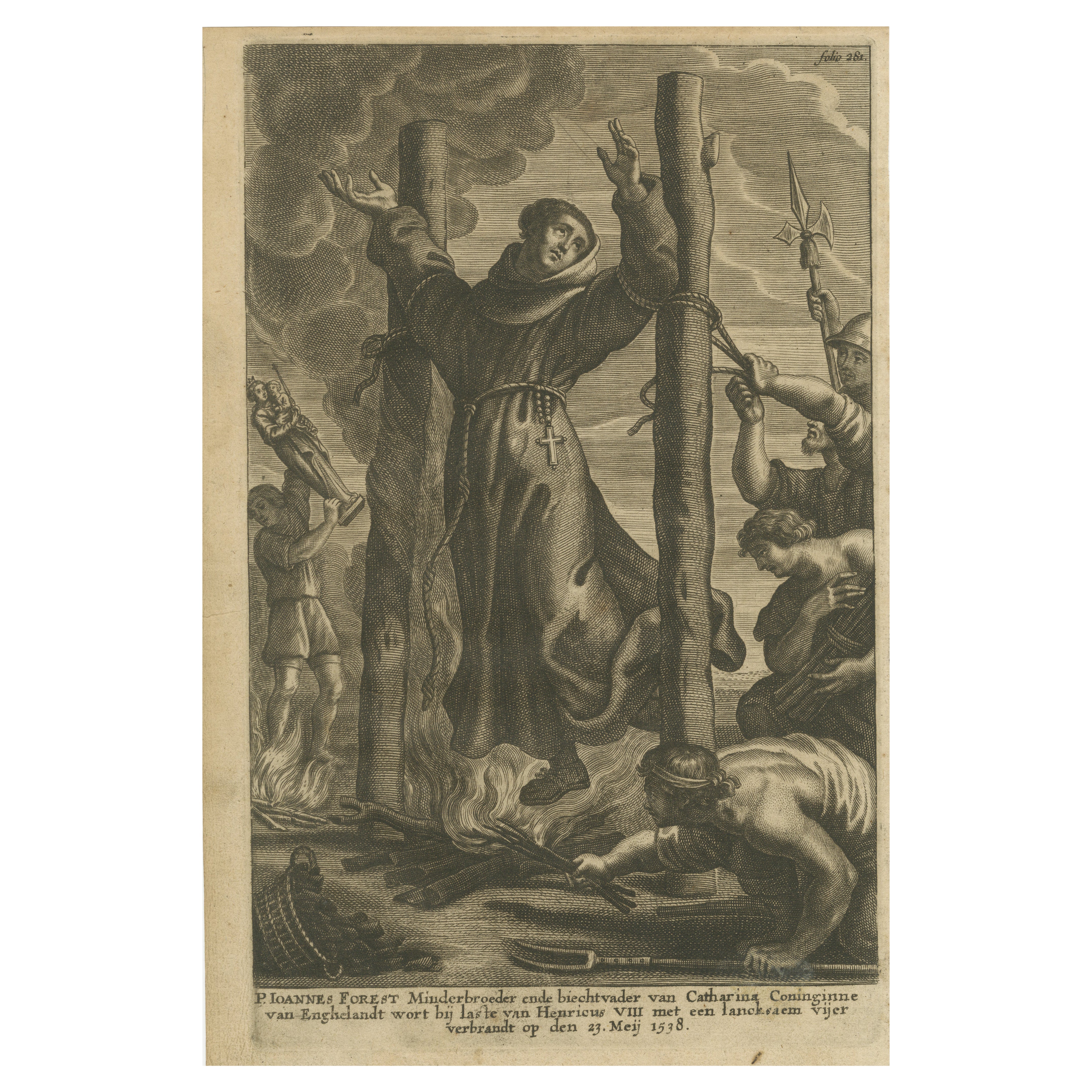 The Martyrdom of Father John Forest, Burned by Order of Henry VIII in 1538