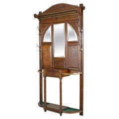 Oak Wardrobe Circa 1930 With Mirrors