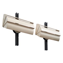 Ernest Gismondi, Wall Lights, Metall, Italien, 1980er