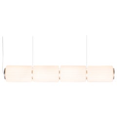 Contemporary Pendant Lamp 'Column' 175-4, Horizontal, Ivory