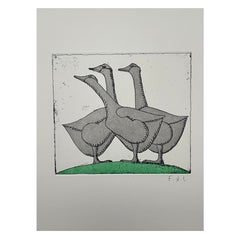 Francois-Xavier Lalanne - The Geese (in french : les oies), 2004