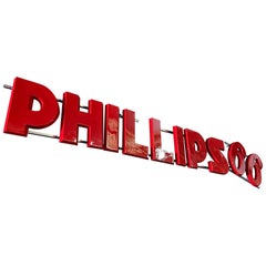 Phillips 66 Cast Aluminum Gas Sign