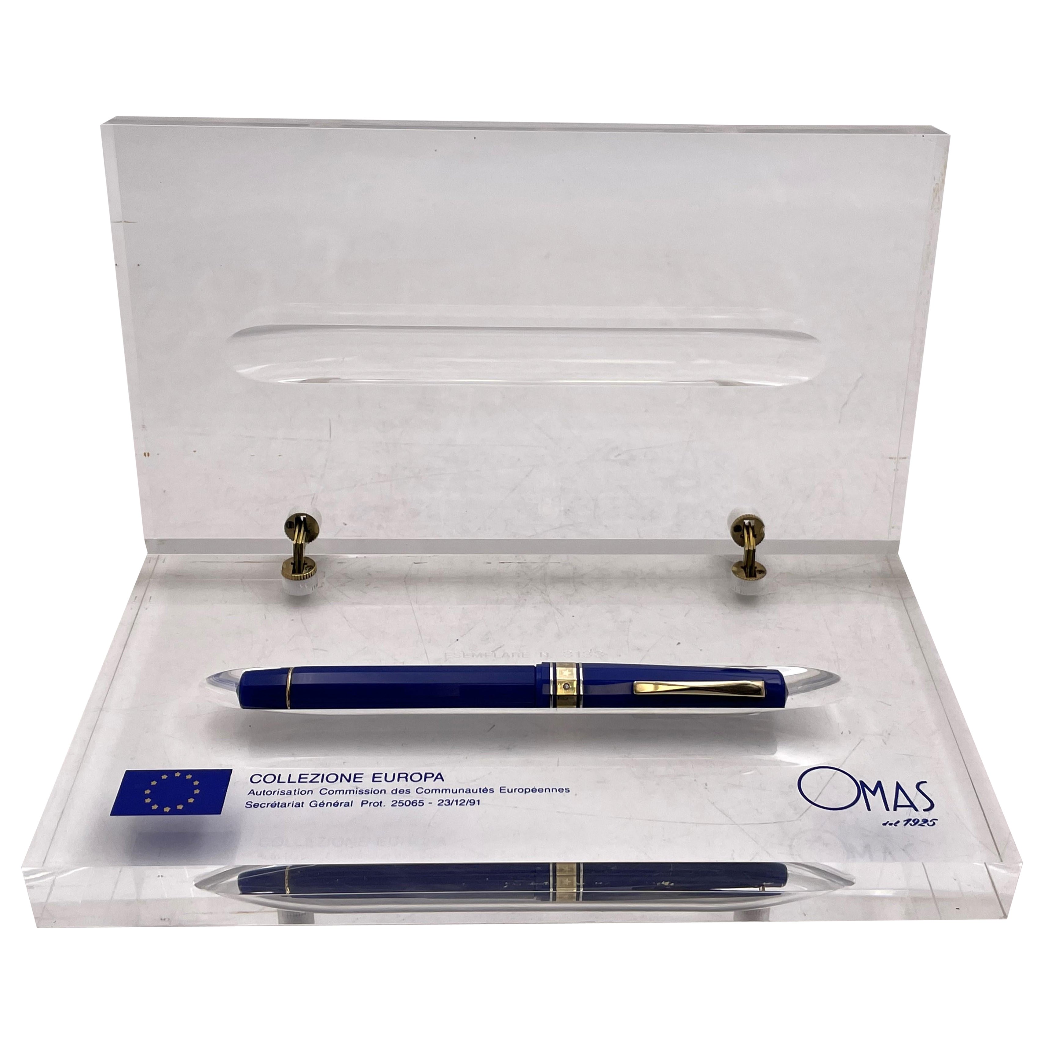 Omas Limited Edition Europa Fountain Pen in Original Box