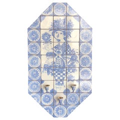 A large wall relief by Danish multi-artist and ceramicist Bjørn Wiinblad 1973