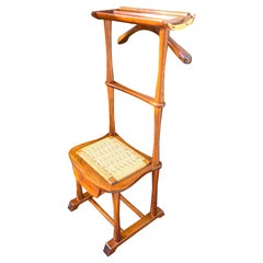 Italian Mid-Century Modern Beech Valet Chair by Spqr