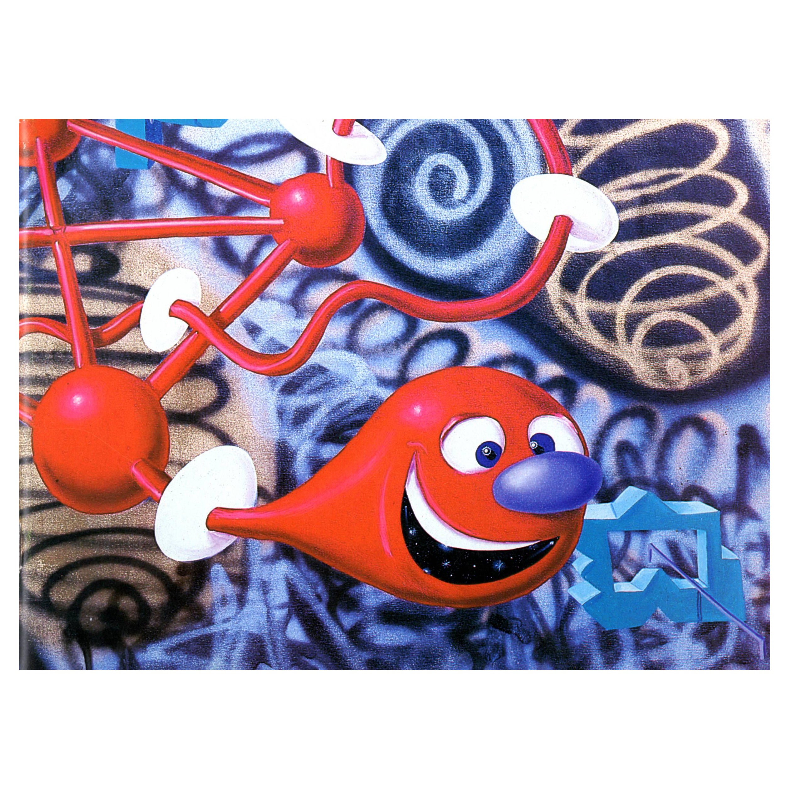 Kenny Scharf in der Tony Shafrazi Gallery (alter Ausstellungskatalog)