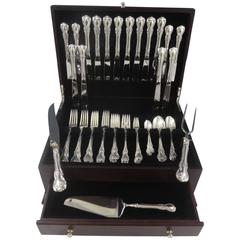 Old Master by Towle Sterling Silver Flatware Set Eight, Service 67 Pieces Dinner
