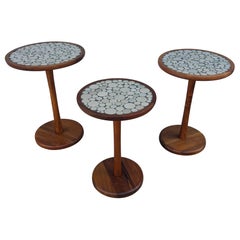 Set of 3 Jane and Gordon Martz/ Marshall Studios Tile Top Tables