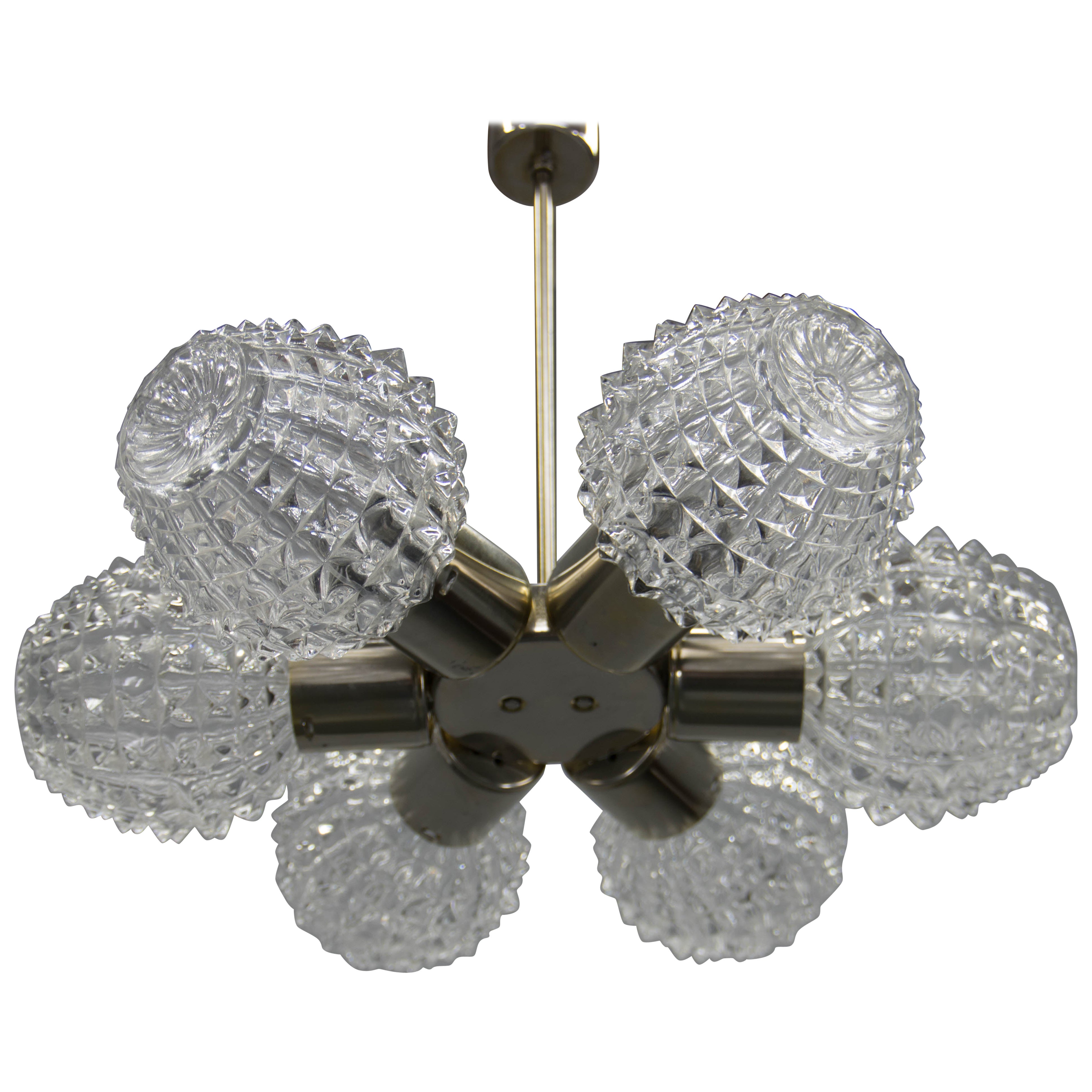 Mid-Century Chandelier by Kamenicky Senov, 1970s