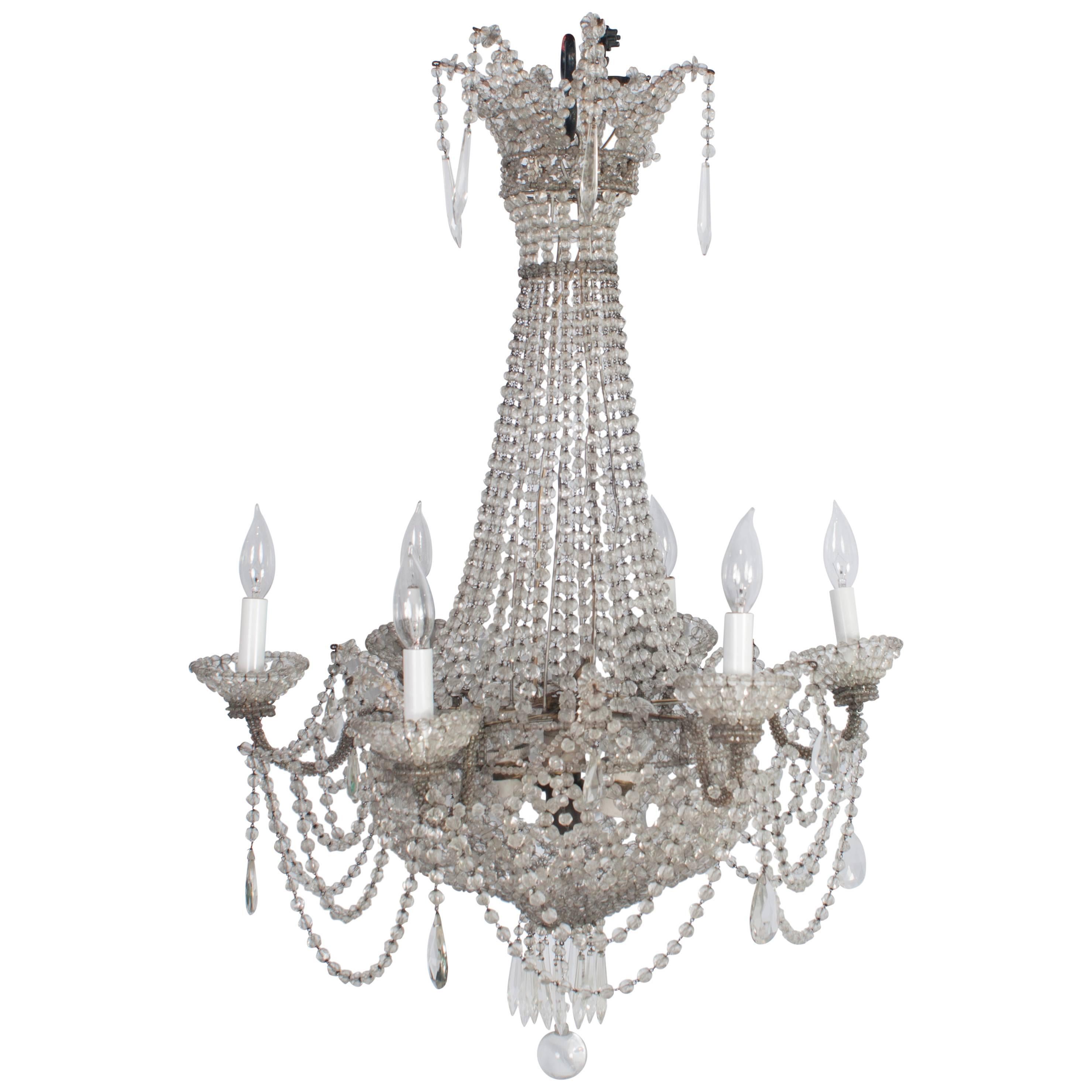 Delicate Small French Chandelier