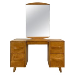 Mid-Century Vanity With Mirror by Heywood-Wakefield