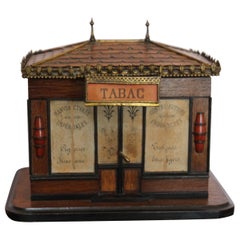 1900's French Cigar Box Modeled as a Tobacco Store