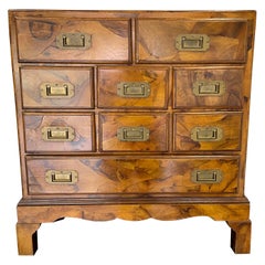 Olive wood campaign chest