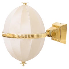 Lampada da parete Josef Hoffmann/ Wiener Werkstätte Jugendstil in seta/ottone Riedizione