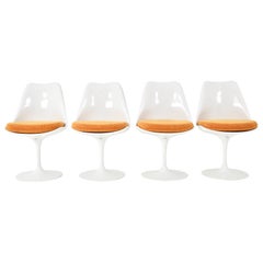 Tulip Dining Chairs by Eero Saarinen for Knoll International, 1970s, Set of 4