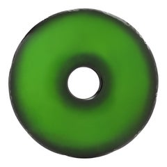 Espejo contemporáneo 'Rondo 95', verde jade, de Zieta