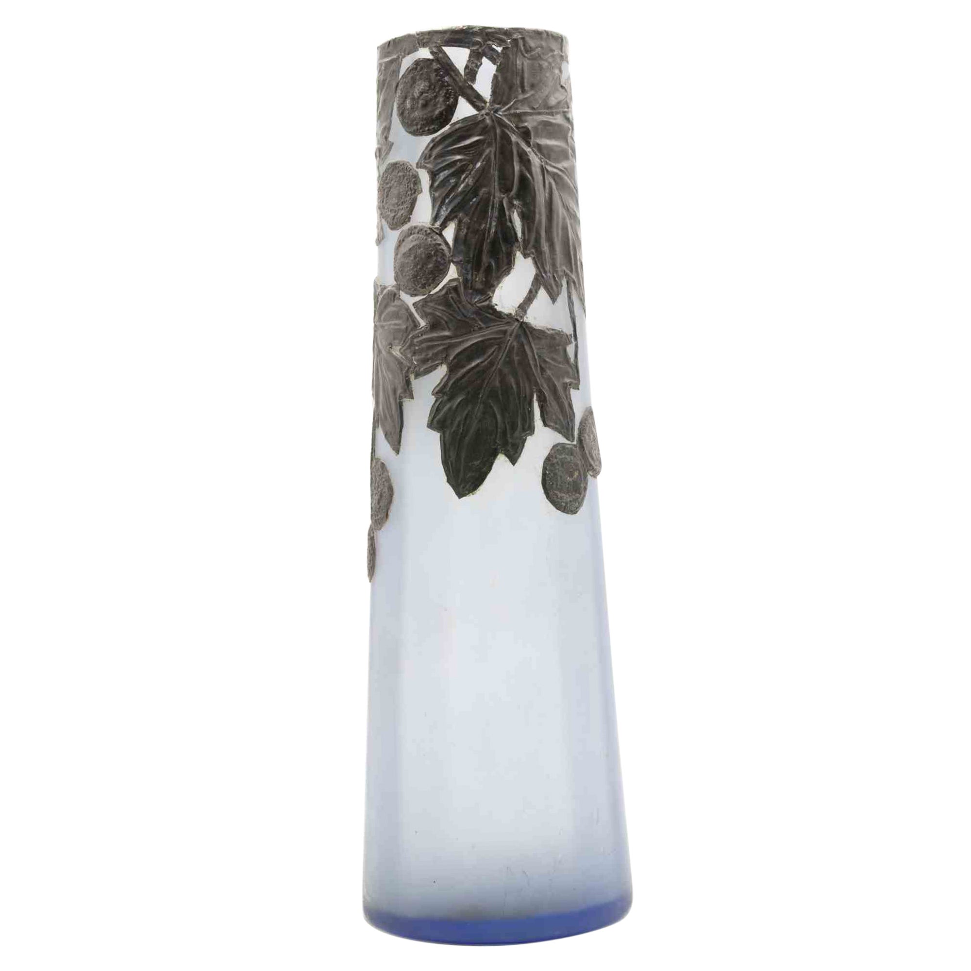 Jugendstil-Vase aus Zinn, Italien, Anfang 20.