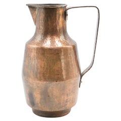 Vintage Copper Jug by Eugen Zint, Italy, 1930s