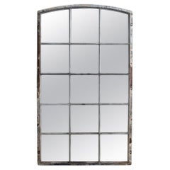 Antique Mirrored Iron Church Window