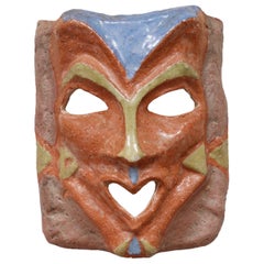 Máscara de terracota "Teatro griego" firmada