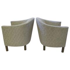 Pair of Club Chairs by Brayton International Collection 11