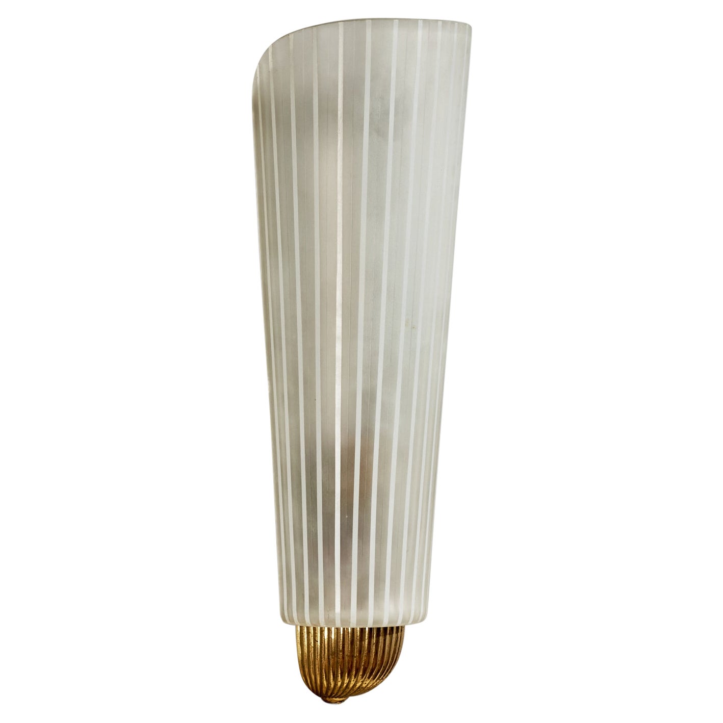 Wilhelm Wagenfeld, Wall Light, Brass, Germany, 1950s
