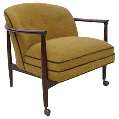 Vintage Handsome Ib Kofod-Larsen Lounge Chair for France & Son