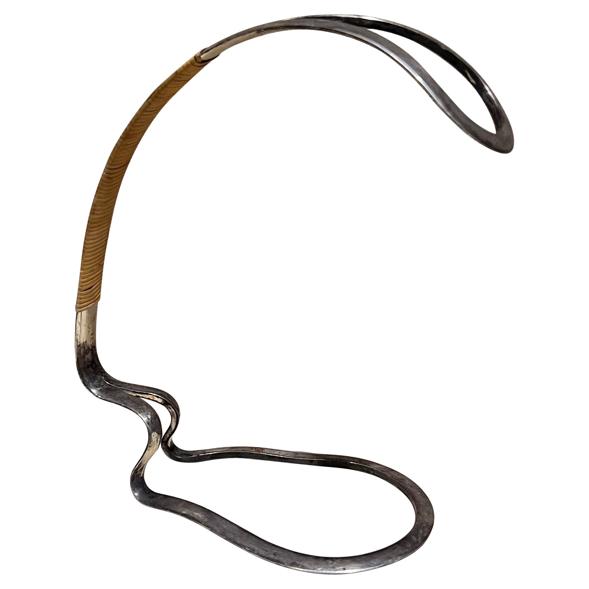 Porte-bouteilles de vin sculpturale Eisenberg Lozano des années 1960, Allemagne, style Aubock