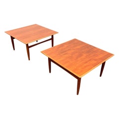 Paar Parker Teak Couchtische aus den 1960er Jahren