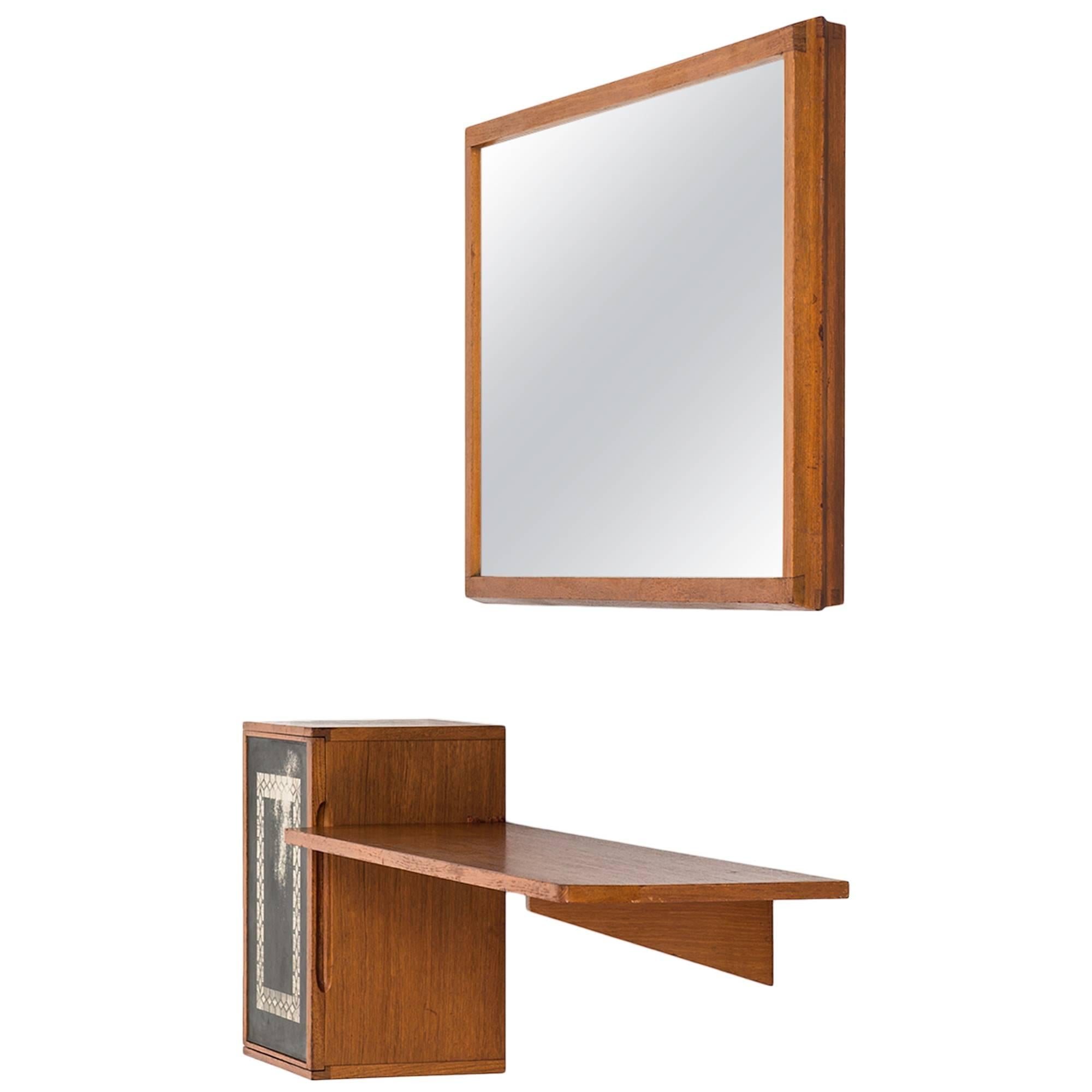 Hans-Agne Jakobsson Mobili da Sala con Specchio in Teak