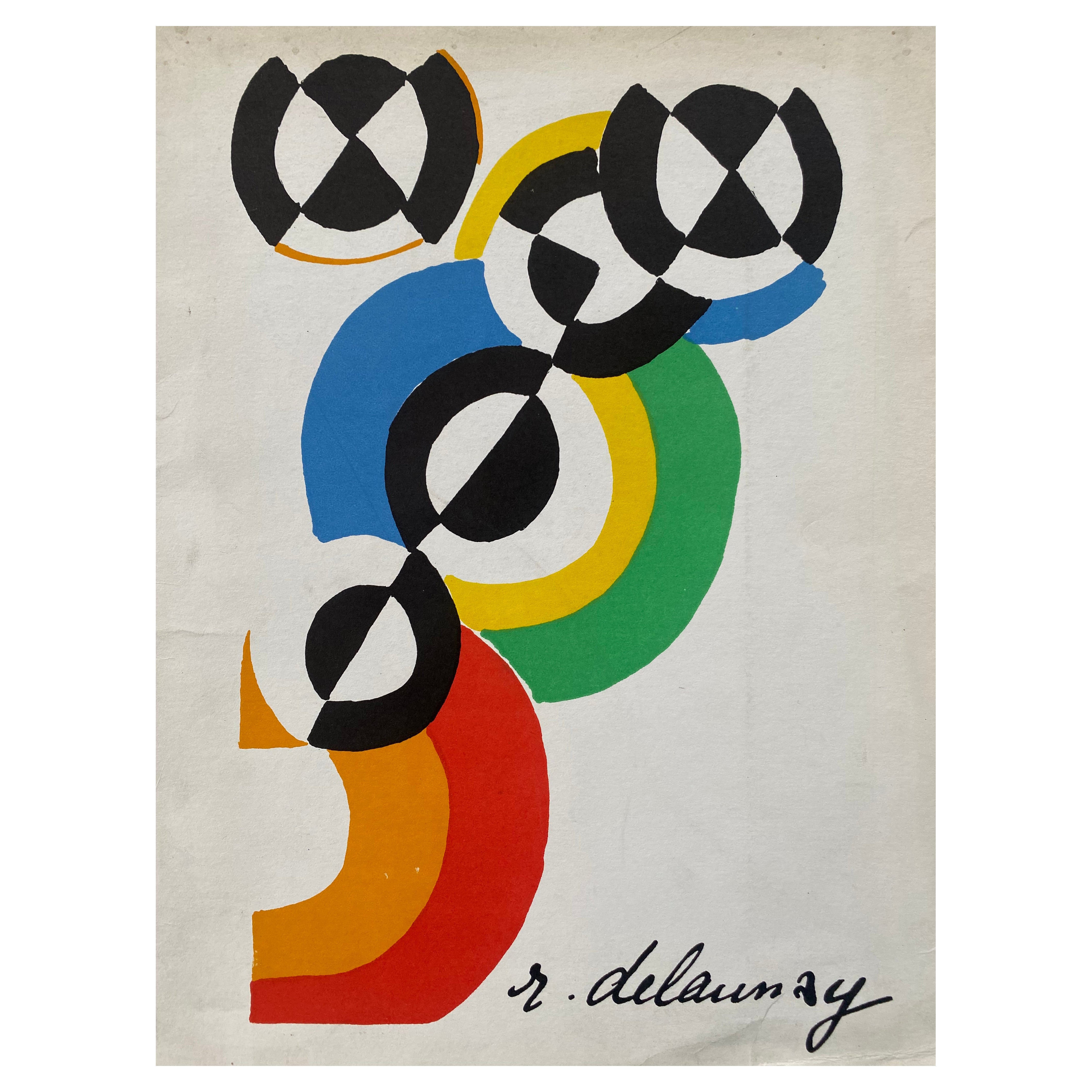 Robert Delaunay  Rarissimo portfolio 1a edizione Jacques Damase 1973