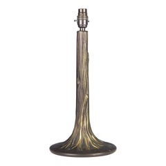 Lampada ad Albero in Bronzo Antico 'Dopo Tiffany