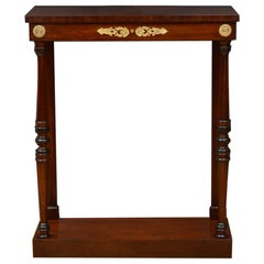 Tavolo consolle Regency in mogano A. Hall