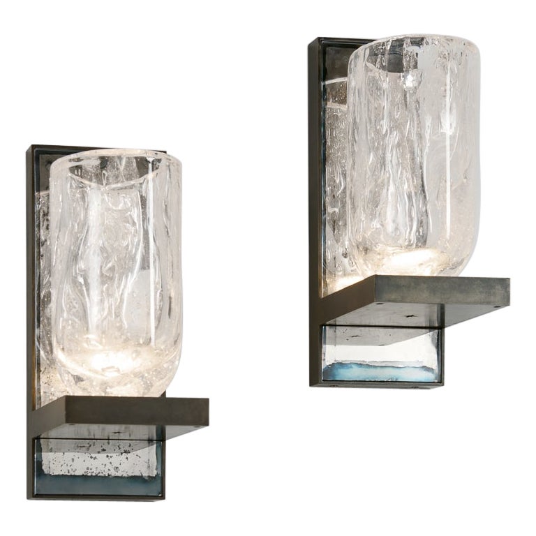 Kiko Lopez, Vesuve, Contemporary Wall Light in Crystal, France, 2024
