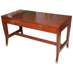Italian Modern Mahogany Desk/Writing Table, Gio Ponti 9