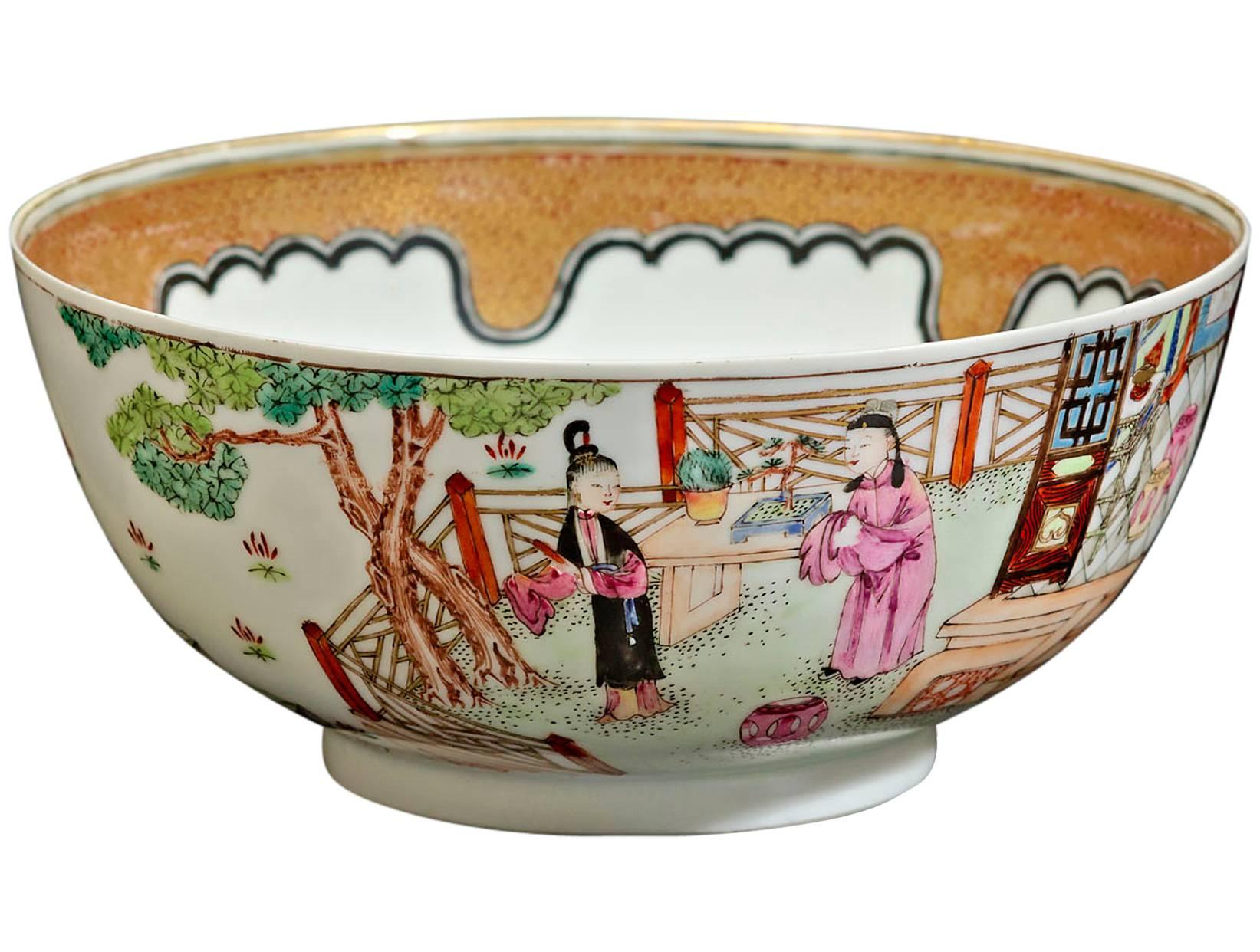 Extraordinarily Fine Yongzheng Period Bowl in Porcelain For Sale