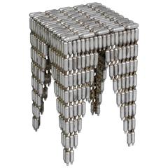 "Now We're Laughing" Stool, Zinc-Plated Steel