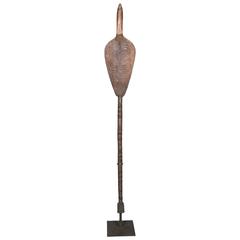 Antique Very Rare Museum Quality Ceremonial Paddle, Marquesas Islands, French Polynesia