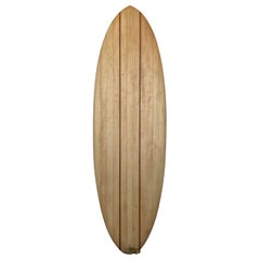 Tavola da surf in legno di teak e spigola di 1 metro e 80 in stock