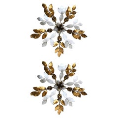 Pair of Willy Daro Style Light Fixture