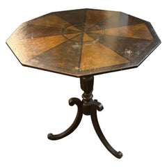 Mesa basculante octogonal siciliana Louis Philippe