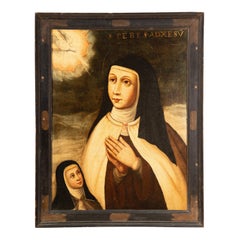 Saint Teresa of Avila. Oil on canvas. Spanish school, 17th century.