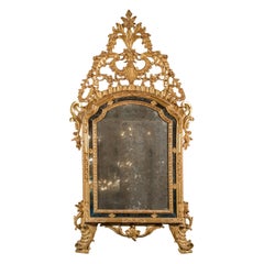 Feiner italienischer Piemonteser Pierspiegel aus Giltwood aus dem 18.
