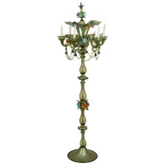 Single Mid-Century Modern Murano Floor Lamp