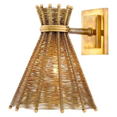 Lámpara de pared de latón Leiti
