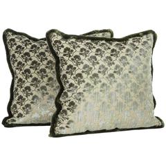 Pair of Luigi Bevilacqua Silk Velvet Pillows