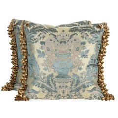 Pair of Luigi Bevilacqua Silk Brocade Pillows