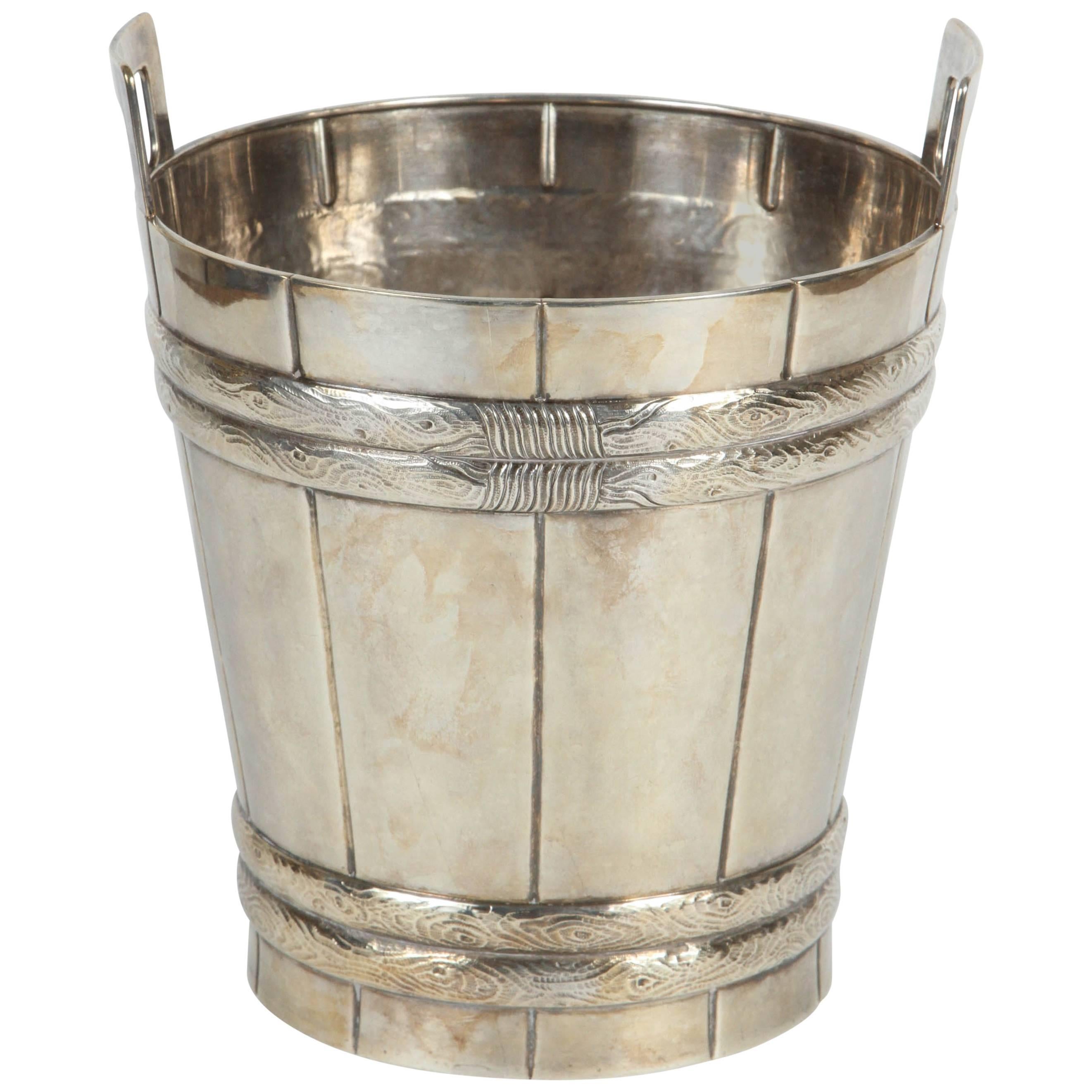 tiffany ice bucket silver